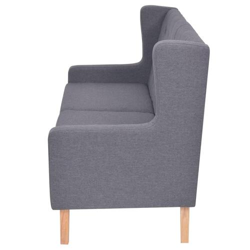 3 personers sofa stof grå