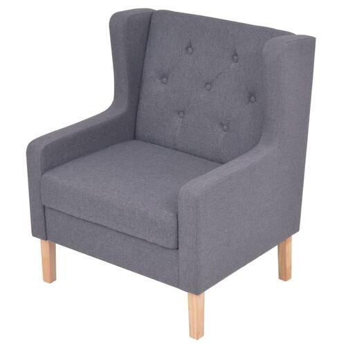 3 personers sofa stof grå