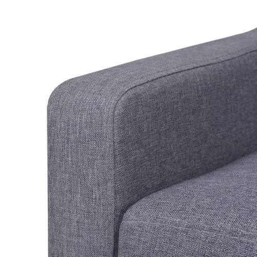 3 personers sofa stof grå
