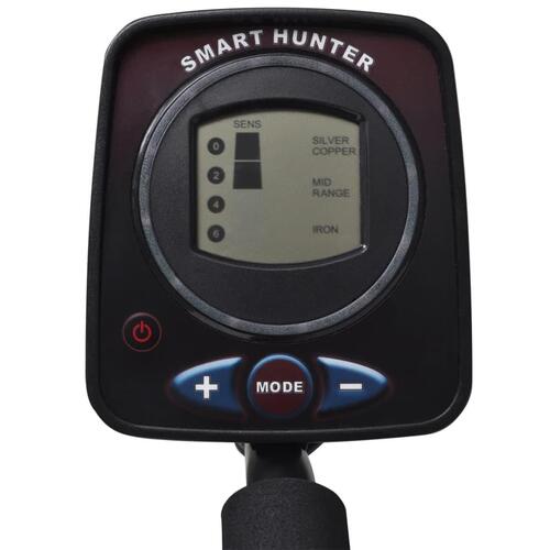 Metaldetektor 21 cm søgedybde 300 cm LCD-display