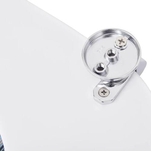 Toiletbræt med MDF Låg Gammelt Træ Design