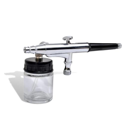 Airbrush-sæt med glasbeholder 0,2 / 0,3 / 0,5 mm dyser