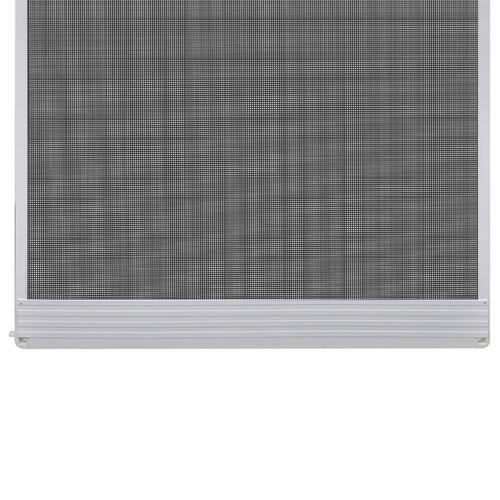 Hængslet insektnet til dør 100x215 cm hvid