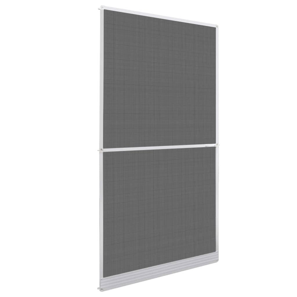 Hængslet insektnet til dør 120x240 cm hvid