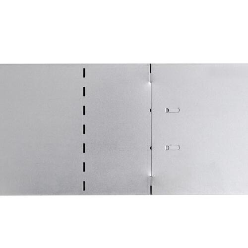 Fleksibel bedkant 5 stk. 100x14 cm galvaniseret stål