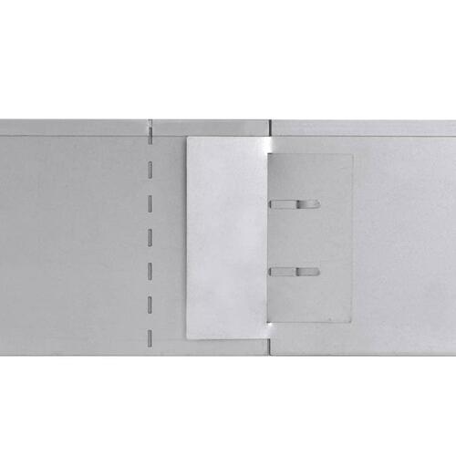 Fleksibel bedkant 5 stk. 100x14 cm galvaniseret stål