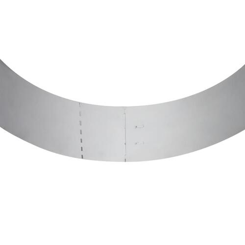 Fleksibel bedkant 5 stk. 100x14 cm galvaniseret stål