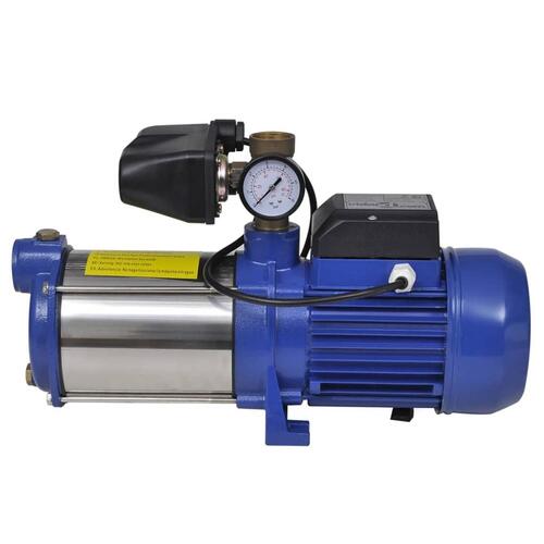 Jetpumpe med måler 1300 W 5100 l/t blå