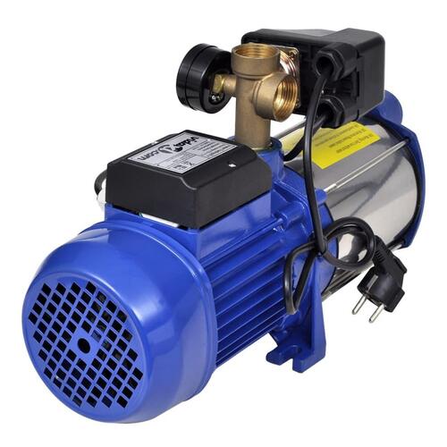 Jetpumpe med måler 1300 W 5100 l/t blå