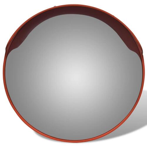 Konvekst trafikspejl PC plast orange 45 cm udendørs