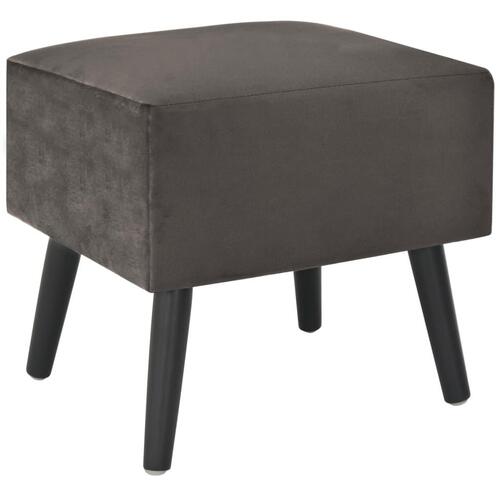 Sengeskabe 2 stk. 40 x 35 x 40 cm fløjl grå
