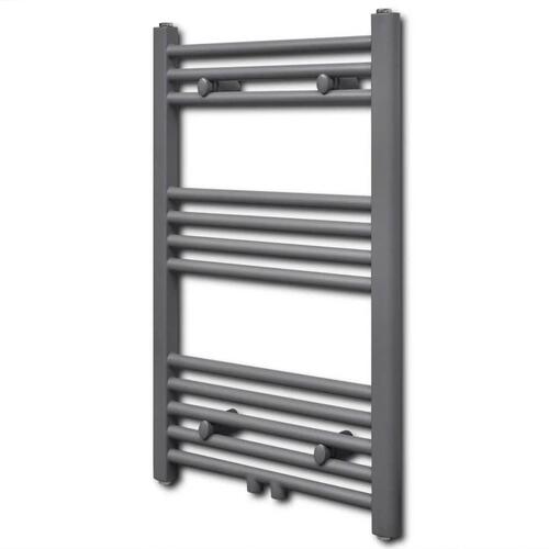 Håndklæderadiator 500x764 mm centralvarme lige grå