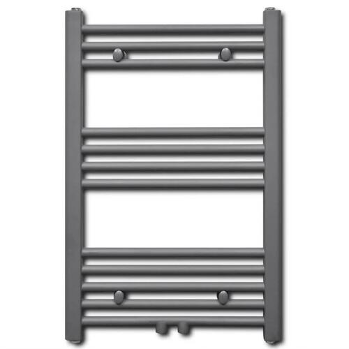 Håndklæderadiator 500x764 mm centralvarme lige grå
