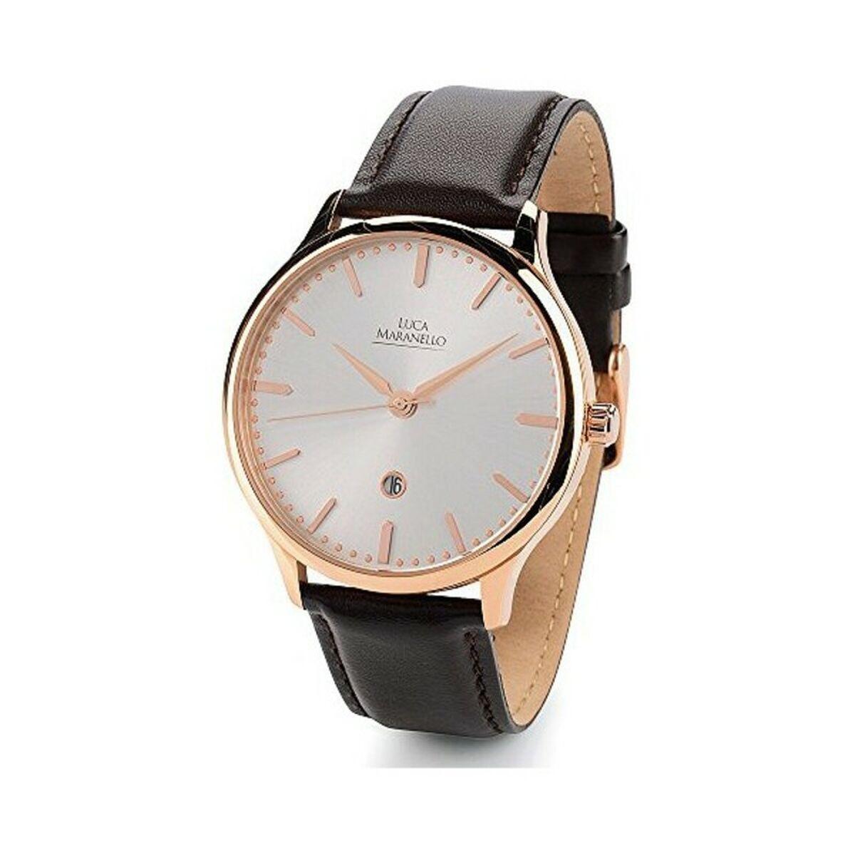 Herreur Luca Maranello ay012525-002 - rosenguld/sølv (Ø 44 mm)