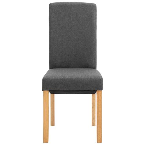 Spisebordsstole 6 stk. stof grå