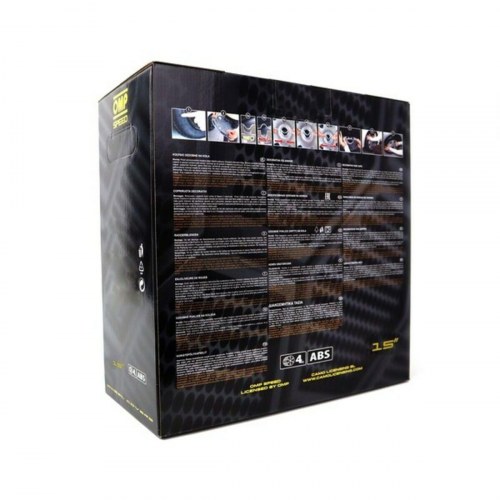 Hjulkapsler OMP Stinger Speed - Sort 15" (sæt á 4)