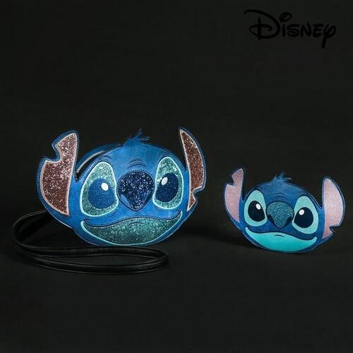 Skuldertaske Stitch Disney 72809 Blå