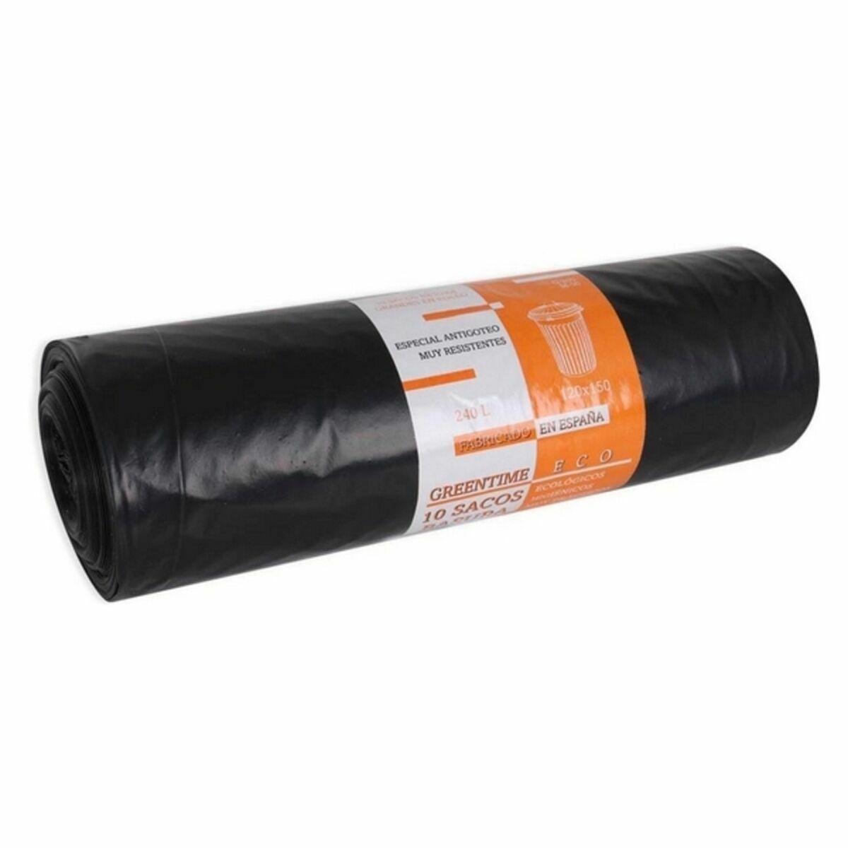 Green Time affaldsposer - Eco, sort 240 l (10 stk)