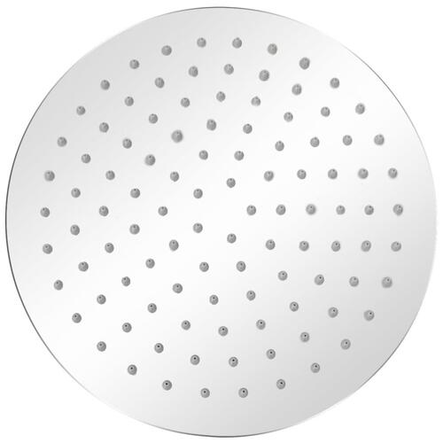 Brusehoved rustfrit stål 25 cm rund