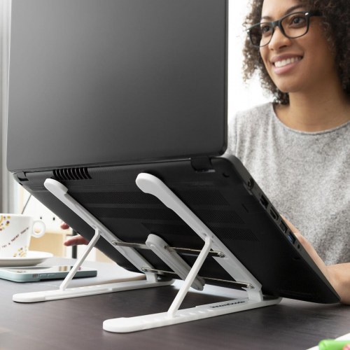 Flappot - fleksibel og justerbar laptopstand fra (hvid/grå)