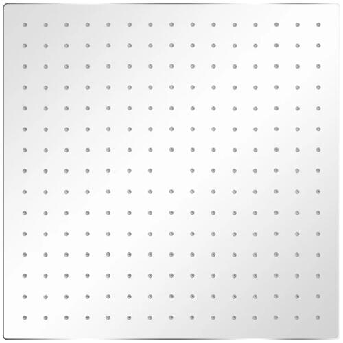 Brusehoved 40x40 cm rustfrit stål firkantet