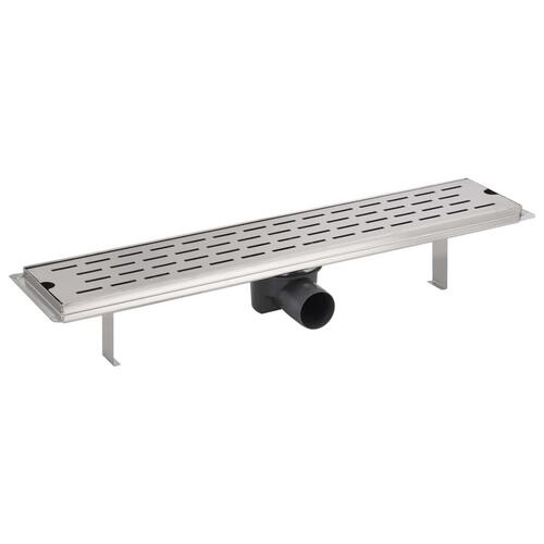 Lineært bruseafløb 630x140 mm rustfrit stål