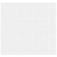 Rillet trådnetspanel rustfrit stål 50 x 50 cm 31 x 31 x 3 mm