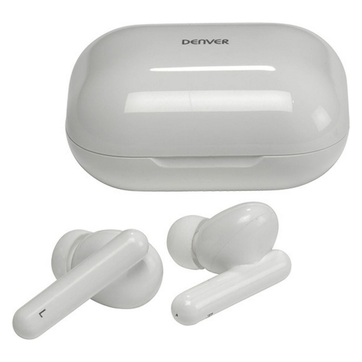 Trådløse høretelefoner Denver TWE-38 - hvid (Bluetooth 5.0)