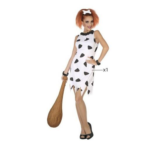 Kostume til voksne Hvid (1 pc) Huleboer kvinde XL