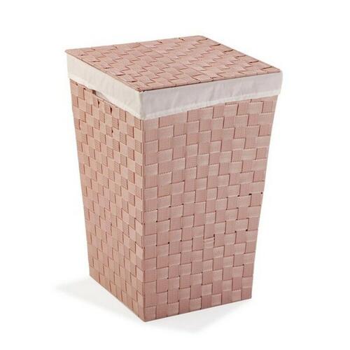 Vasketøjskurv Tekstil (33 x 52 x 33 cm) Pink