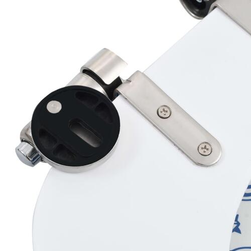 Toiletsæder 2 stk. med soft close-låg MDF porcelændesign