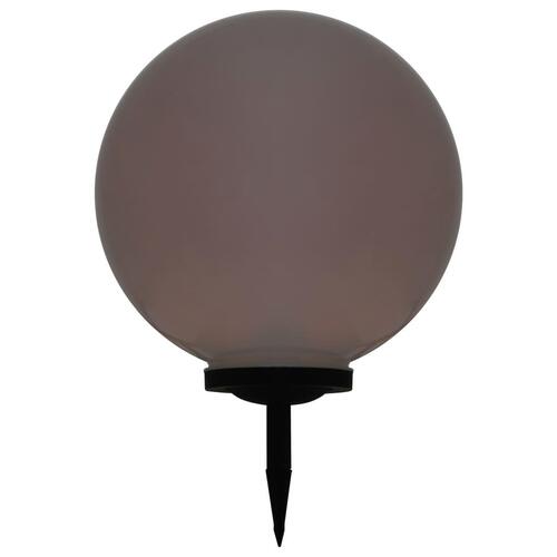 Soldrevne udendørslamper LED 2 stk. 50 cm rund RGB