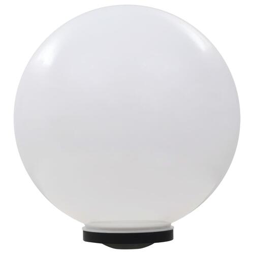 Soldrevne udendørslamper LED 2 stk. 50 cm rund RGB