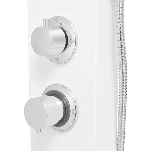 Bruserpanelsystem aluminium mat hvid