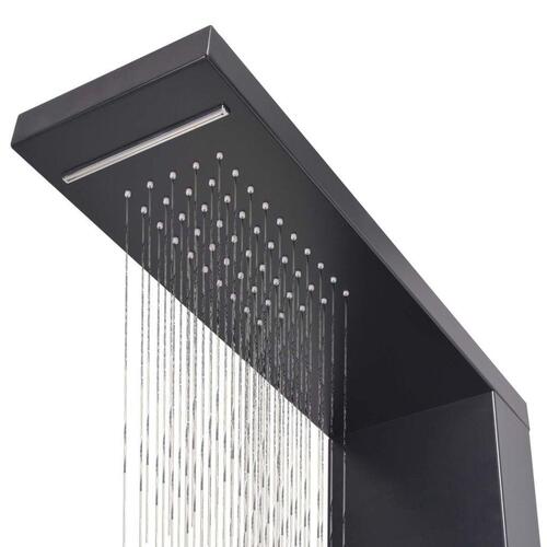 Bruserpanelsystem aluminium mat sort