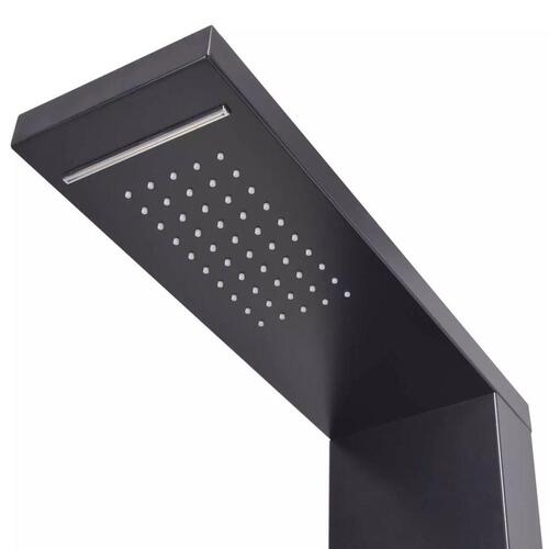 Bruserpanelsystem aluminium mat sort