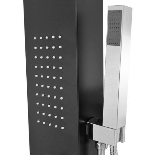 Bruserpanelsystem aluminium mat sort