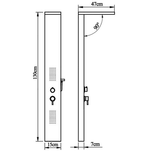 Bruserpanelsystem aluminium mat sort