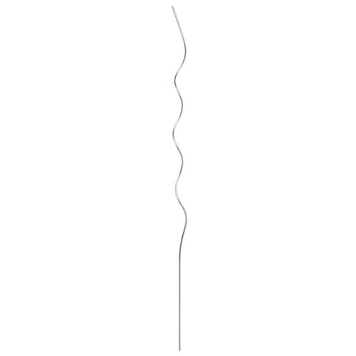 Spiralformede plantestøtter 50 stk. 110 cm galvaniseret stål