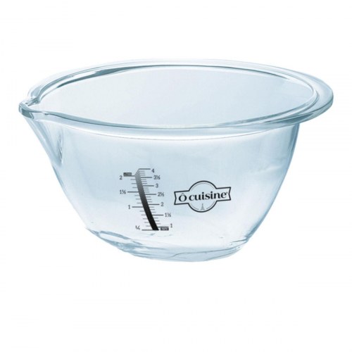 Ô Cuisine måleskål i glas 185BC00 - gennemsigtig