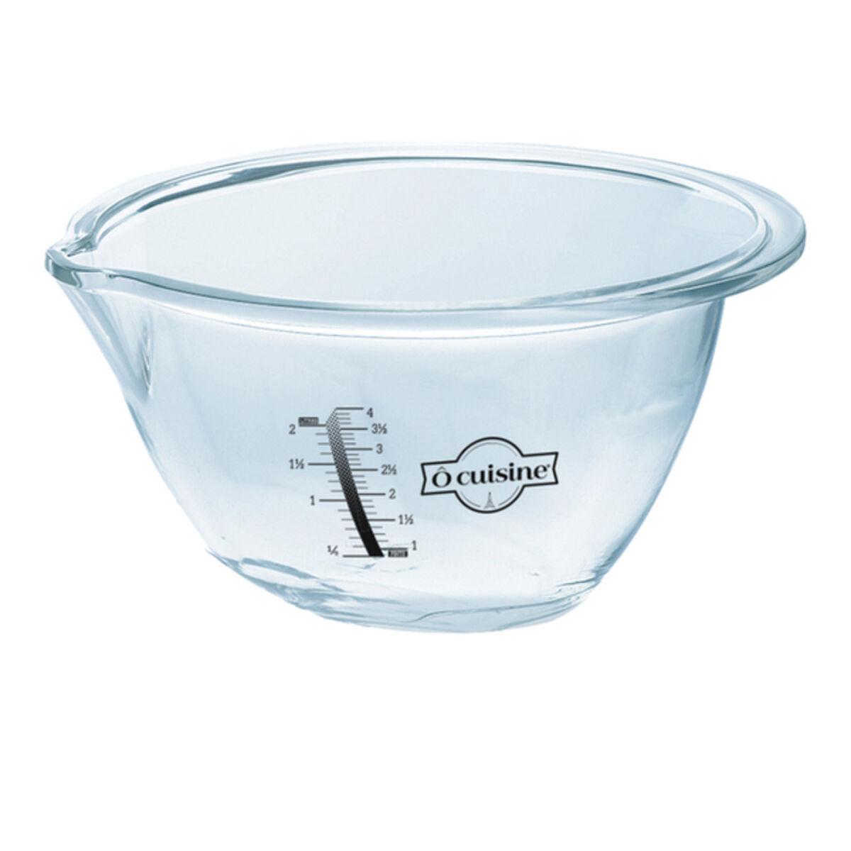 Ô Cuisine måleskål i glas 185BC00 - gennemsigtig