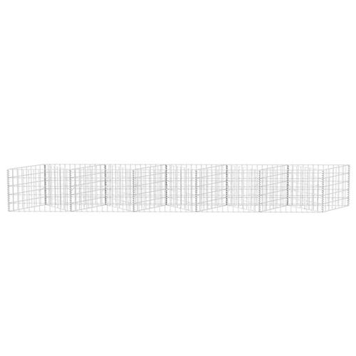Gabionkurv galvaniseret stål 300 x 30 x 50 cm