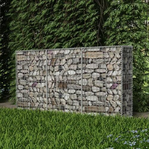 Gabionkurv 200 x 30 x 100 cm galvaniseret stål
