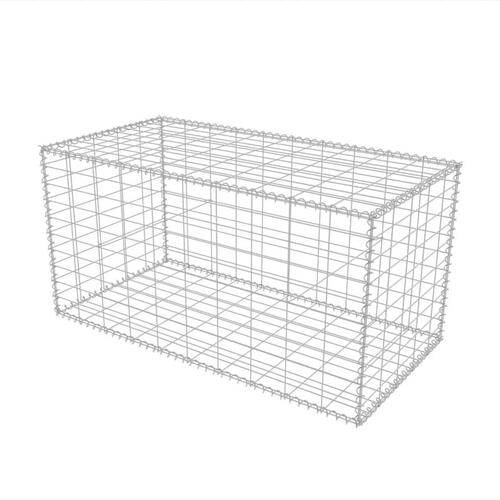 Gabionkurv galvaniseret stål 100 x 50 x 50 cm