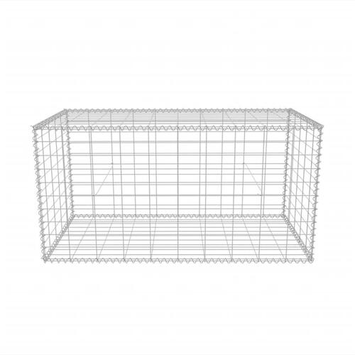 Gabionkurv galvaniseret stål 100 x 50 x 50 cm