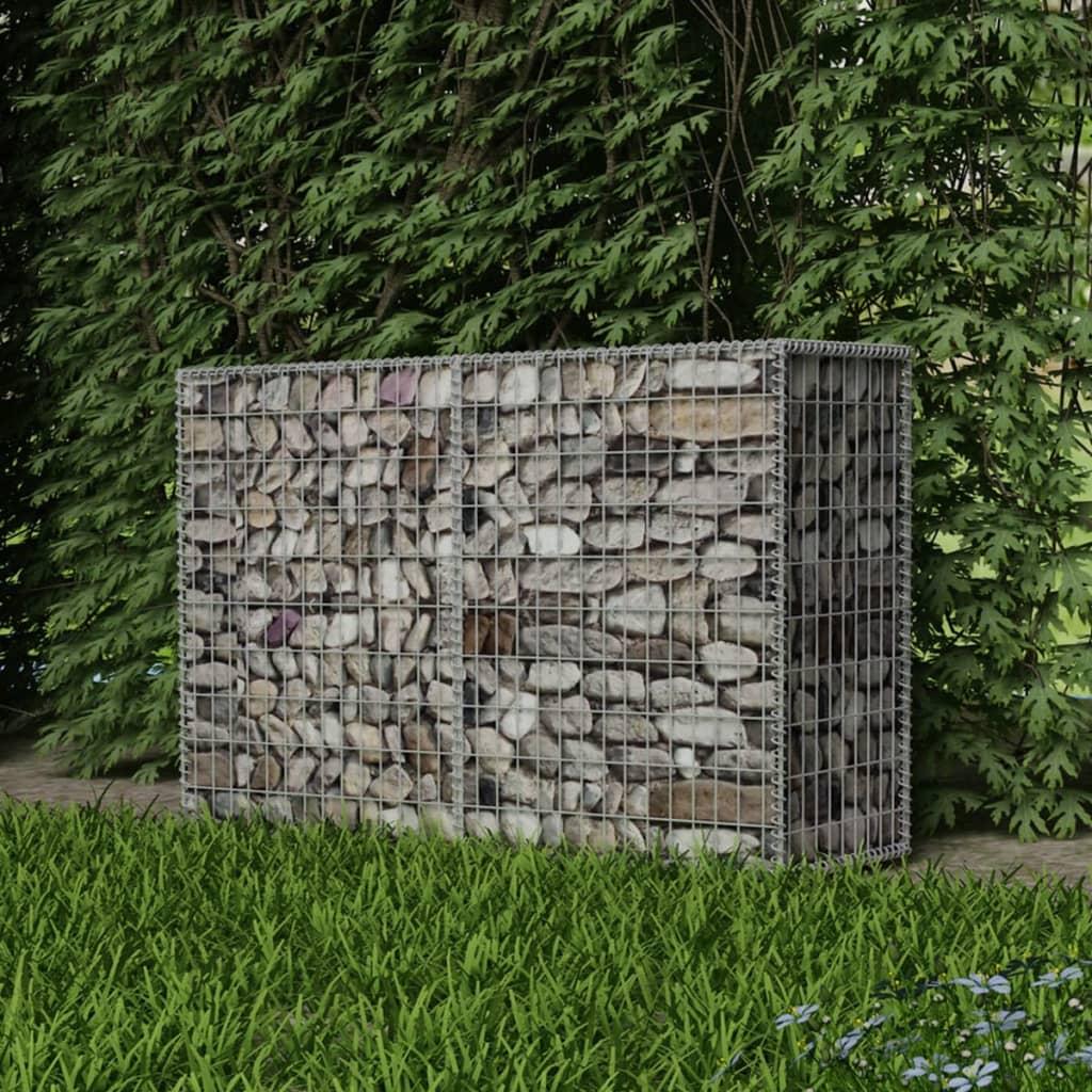 Gabionkurv galvaniseret stål 150x50x100 cm