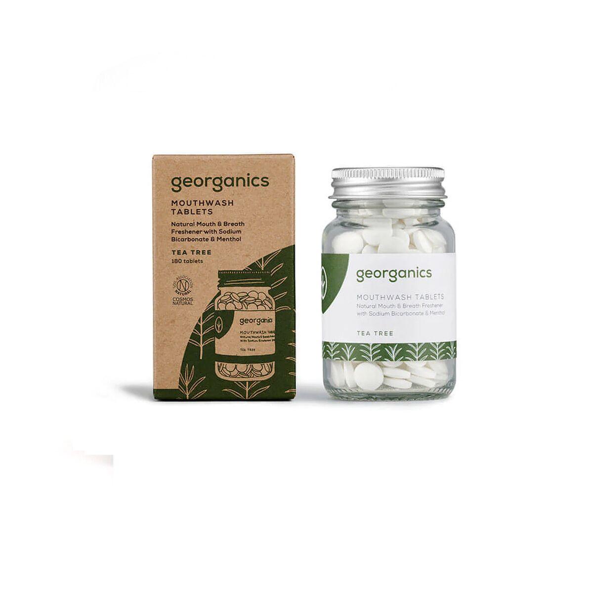 Mundskyl Georganics tablets - Tea Tree, 180 stk.