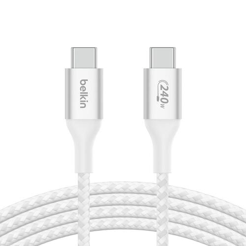 USB-C-kabel Belkin CAB015BT1MWH 1 m Hvid (1 enheder)