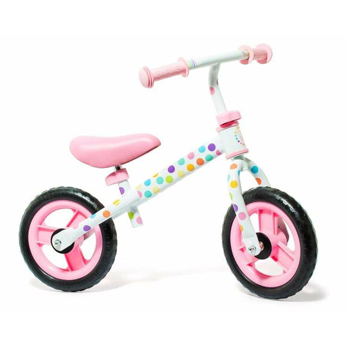 Moltó løbecykel uden pedaler - Pink, 10"