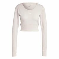 Kvinde Langærmet T-Shirt Adidas Studio Beige XS